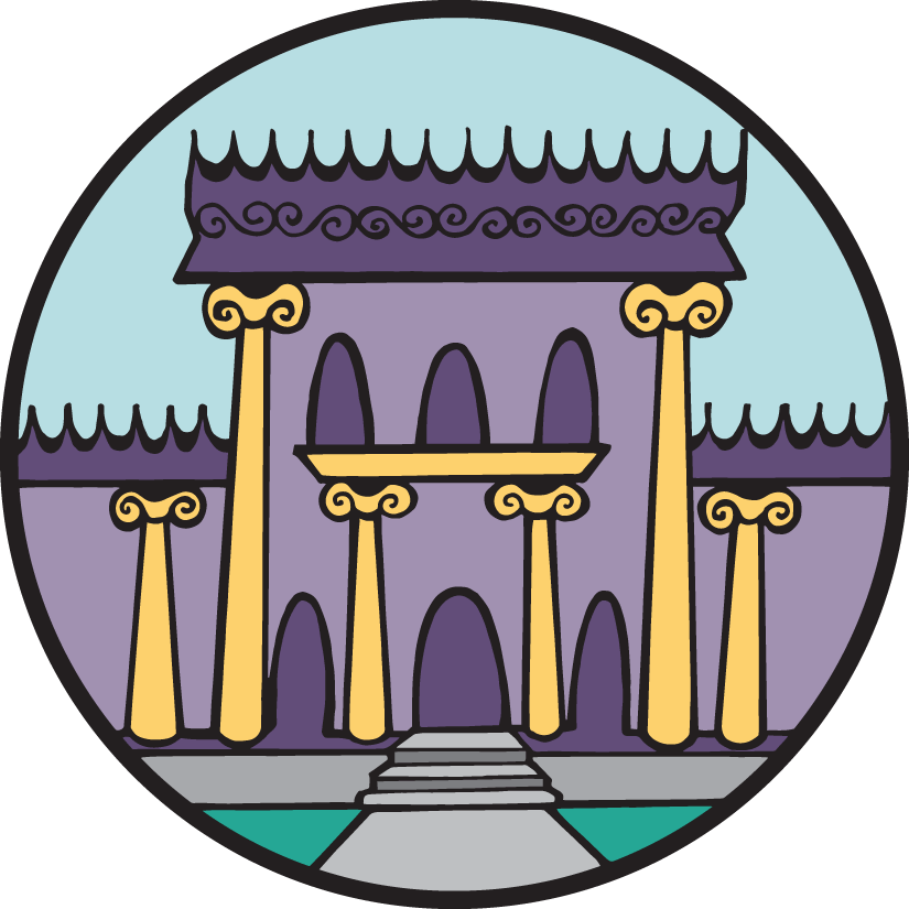 Soloman builds God's temple